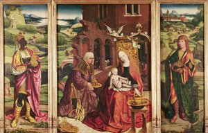 Adoração dos Magos de Flemish School
