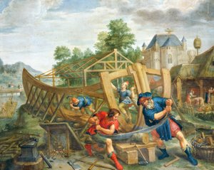 Arca de construção de Flemish School