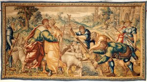 Tapeçaria flamenga. Século XVII. de Flemish School
