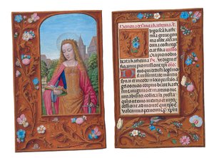 Fólios do Livro de Horas de Rothschild, Ghent ou Bruges, c.1505 de Flemish School