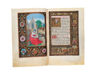 Fólios do Livro de Horas de Rothschild, Ghent ou Bruges, c.1505 de Flemish School