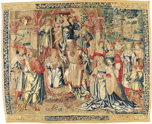 Tapeçaria bíblica franco-flamenga, c.1510-30 de Flemish School