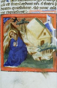 Sra. Gen 1111 Página da Legenda Aurea, Bruges, c.1400-10 de Flemish School