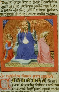 Sra. Gen 1111 Página da Legenda Aurea, Bruges, c.1400-10 de Flemish School