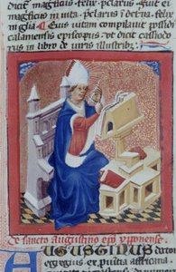 Sra. Gen 1111 Página da Legenda Aurea, Bruges, c.1400-10 de Flemish School