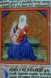 Sra. Gen 1111 Página da Legenda Aurea, Bruges, c.1400-10 de Flemish School