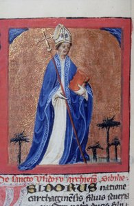 Sra. Gen 1111 Página da Legenda Aurea, Bruges, c.1400-10 de Flemish School