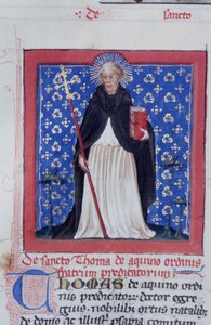Sra. Gen 1111 Página da Legenda Aurea, Bruges, c.1400-10 de Flemish School