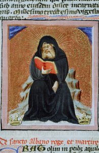 Sra. Gen 1111 Página da Legenda Aurea, Bruges, c.1400-10 de Flemish School