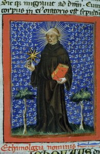 Sra. Gen 1111 Página da Legenda Aurea, Bruges, c.1400-10 de Flemish School