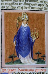 Sra. Gen 1111 Página da Legenda Aurea, Bruges, c.1400-10 de Flemish School