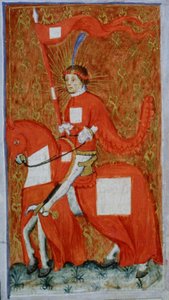 Sra. Gen 1111 Página da Legenda Aurea, Bruges, c.1400-10 de Flemish School