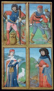 Sra. Hunter 9 f.6r Cavaleiros e nobres, de De Medina Fen I. II, de Avicena (980-1037) de Flemish School