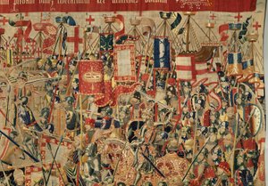 Museu Paroquial das Tapeçarias (Museu Paroquial das Tapeçarias de Pastrana). tapeçaria flamenga. Take of Asilah (Take of Asilah, Assault on Asilah, De inname van Arzila). Série Conquistas do rei Afonso I de Portugal. Tournai. de Flemish School