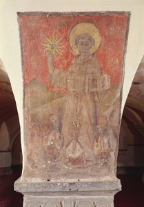 São Bernardino de Siena, mural da cripta de Flemish School