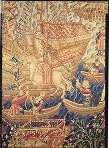 A chegada de Vasco de Gama de Flemish School