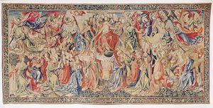 O Juízo Final: A Redenção do Homem, Workshop de Bruxelas, do século XV a XVI de Flemish School