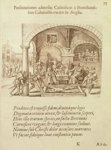 A perseguição dos católicos ingleses pelos protestantes calvinistas de Flemish School