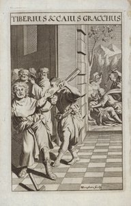 Tibério e Caio Graco de Flemish School