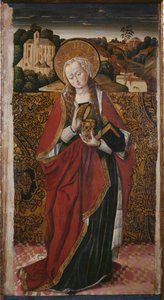 Tríptico, Santa Maria Madalena, painel direito (ver também 345909, 345910) de Flemish School