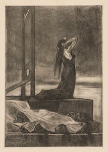 Punição Capital: A Dor da Morte (Todesstrafe: La peine de mort) de Félicien Rops