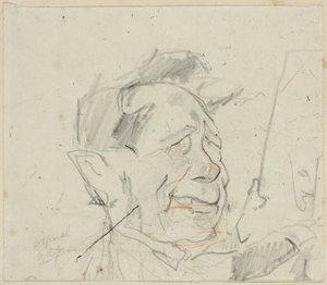 Esboço de Ferdinand Marinus de Félicien Rops