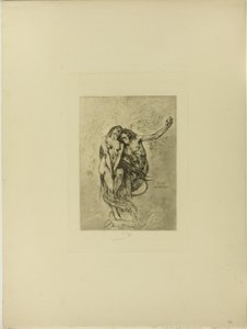A tentação ou a maçã de Félicien Rops