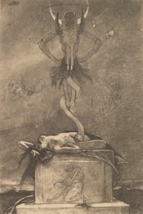 O Sacrifício, de Os Satânicos, ca. 1882., c. 1882.