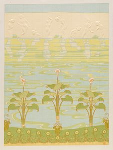 Decoração em Azulejos Esmaltados para Banheiro de Félix Albert Anthyme Aubert