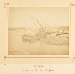 Assuão. - Pedreiras de Syene. de Félix Bonfils