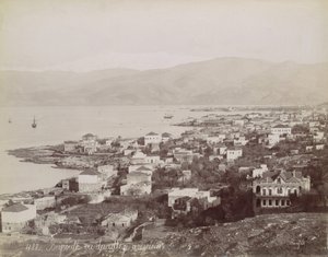 Beirute. Visto do American College, ca. 1870. de Félix Bonfils