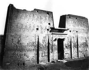 Edfu, Nubia, Egito, 1878 de Félix Bonfils