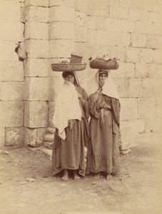 Mulheres de Siloé, Palestina de Félix Bonfils