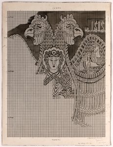 Desenhos Esquemáticos da Seda Buyid (1962.264) de Félix Guichert