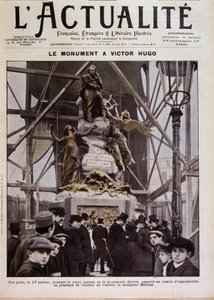 Inauguração do monumento a Victor Hugo por Barrias, Paris, 17 de janeiro