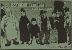 Capa do álbum "Paris Intense" de Félix Vallotton