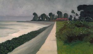 O mar em Honfleur de Félix Vallotton