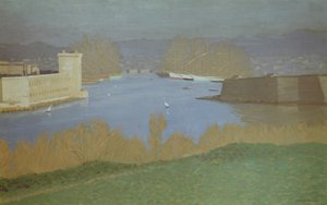 O porto de Marselha de Félix Vallotton
