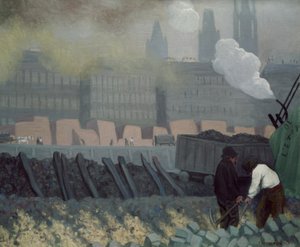 O porto de Rouen de Félix Vallotton