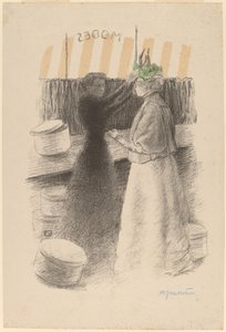 O Chapéu Verde (Le chapeau vert) de Félix Vallotton