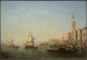 O Grande Canal, Veneza de Félix Ziem