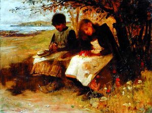 Flores silvestres (óleo sobre tela) de Flora Macdonald Reid