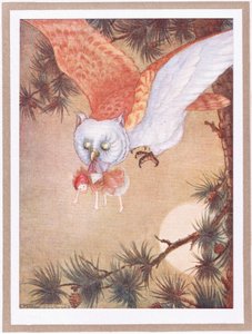 A fada sentiu um beliscão agudo (litografia a cores) de Flora White