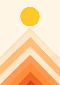 Paisagem da montanha 3 de Florent Bodart