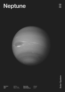 Neptuno : Minimal Planets Datas, 2023 (digital) de Florent Bodart