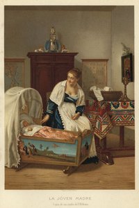 A jovem mãe (cromolitro)