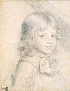 Retrato de Filipe de Saboia quando criança, 1660-1670. de Florent de La Mare Richart