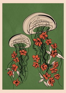 Medusa floral flutuante de Flow Line