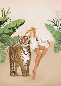 Mulher Tigre Tropical de Flow Line