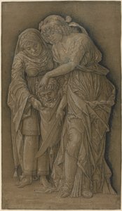 Judite com a Cabeça de Holofernes de Follower of Andrea Mantegna
